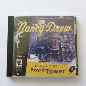 Nancy Drew Treasure in Royal Tower Game PC-CD Rom Software 2001 Windows 95/98